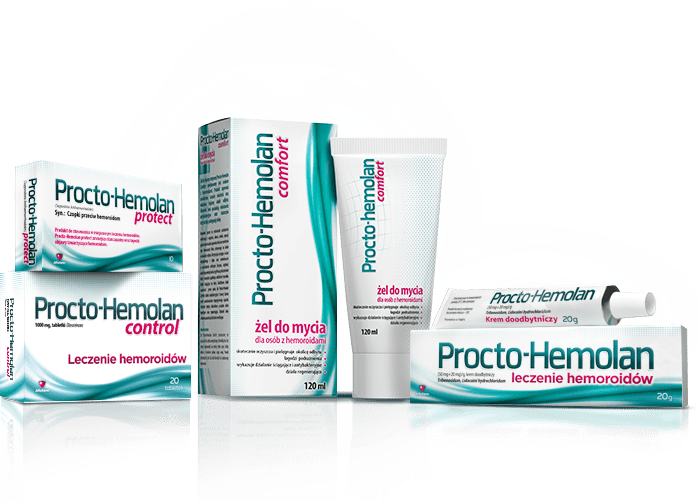 Rodzina produktów Procto-Hemolan